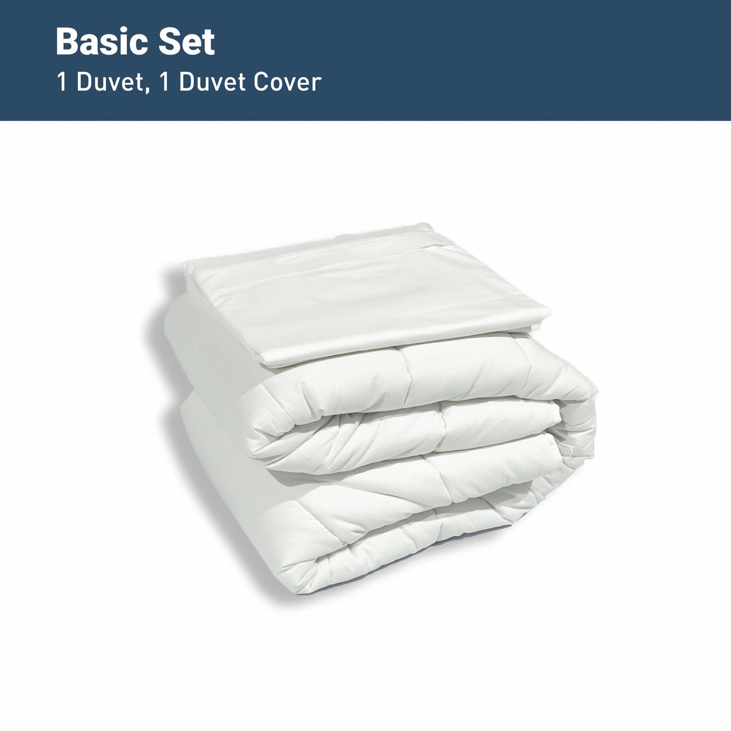 Basic Set: 1 Duvet + 1 Duvet Cover