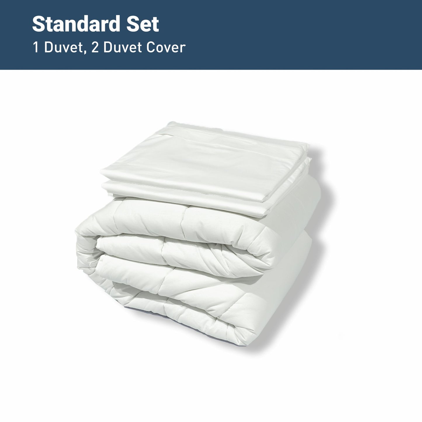 Standard Set: 1 Duvet + 2 Duvet Cover